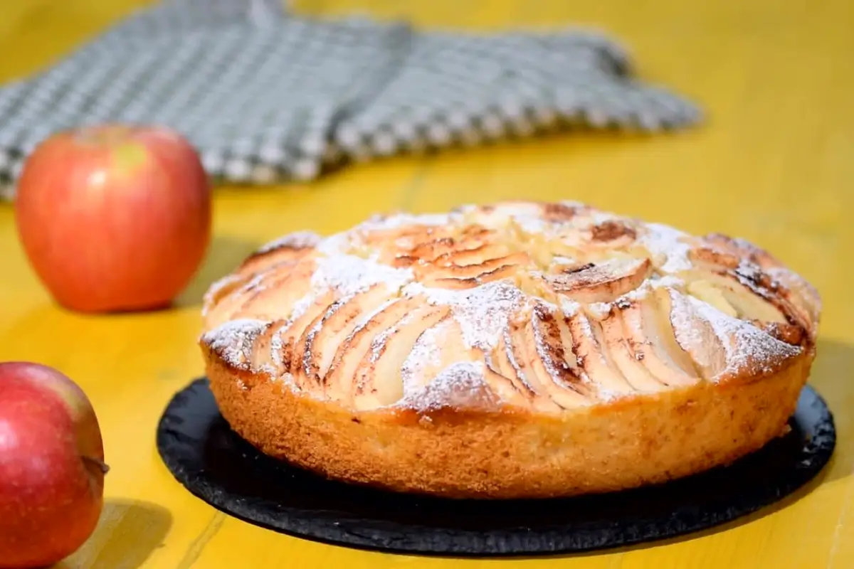 Bolo de Maçã na Air fryer