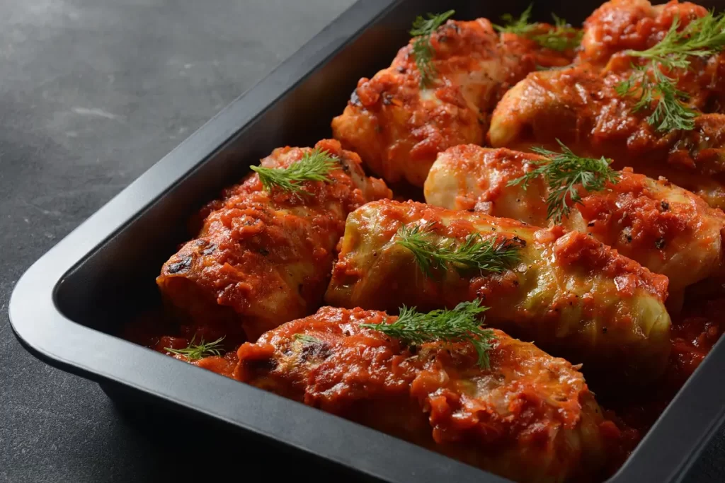 Charutos de Repolho Recheados com Lentilhas